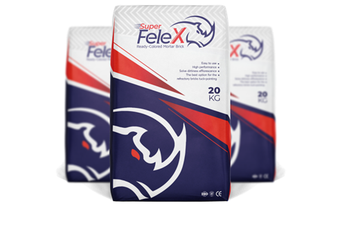 پودر بندکشی مخصوص آجر 20 کیلویی  felex (فلکس در رنگ های مختلف)